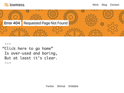 Haiku Error Page [WIP] haiku hero patterns orange super orange tachyons those magnets with words on them