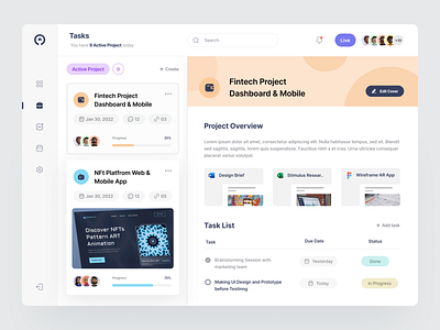 Task Management Dashboard - Dashtask by Ali Husni for Enver Studio on ...