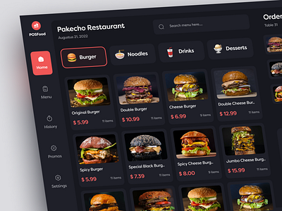 Point Of Sales Dashboard - POSFood by Ali Husni for Enver Studio on ...