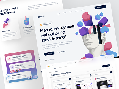 Saas Landing Page - Offmind