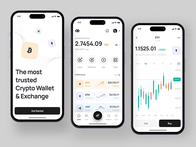 Crypto Exchange Mobile App - Crypfin