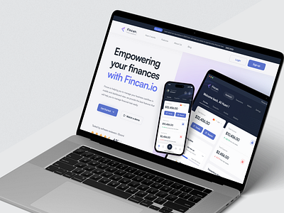 Saas Landing Page Design - Fincan.io 💵 by Ali Husni for Pickolab Studio ...