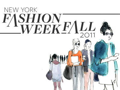 Fashion Week Type Header fashion site header typography