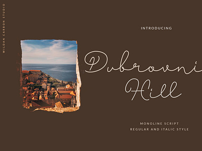 Dubrovnik Hill Font