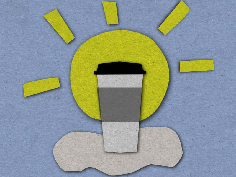 Rise and Shine after effects cut out animation motion graphics paper animation
