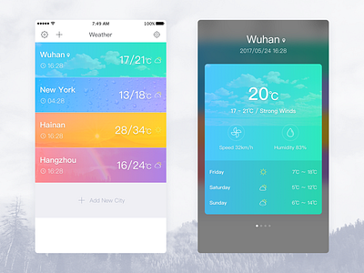 Weather design ui weather