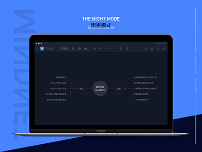 Mindnet Night Mode color mac app night mode ui