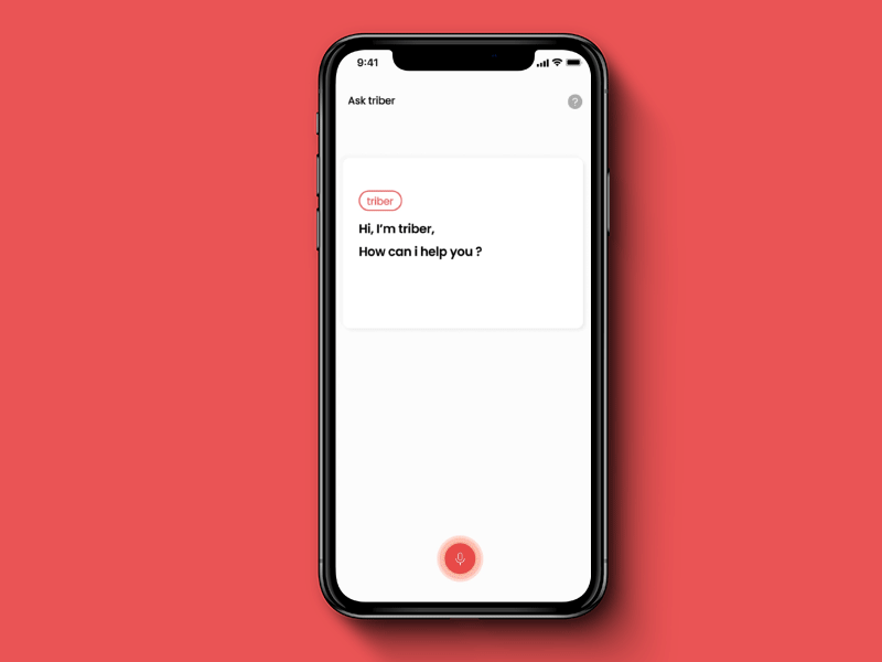 Voice Assistant figmadesign minimal principle productdesign uxdesign voice assistant