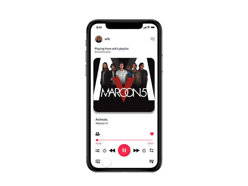 Music Request concept design figmadesign lottie animation minimal music app music player ux ui