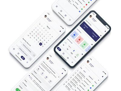 Real estate- Lead Management App calendar figma minimal product protopie realestate task management uxui