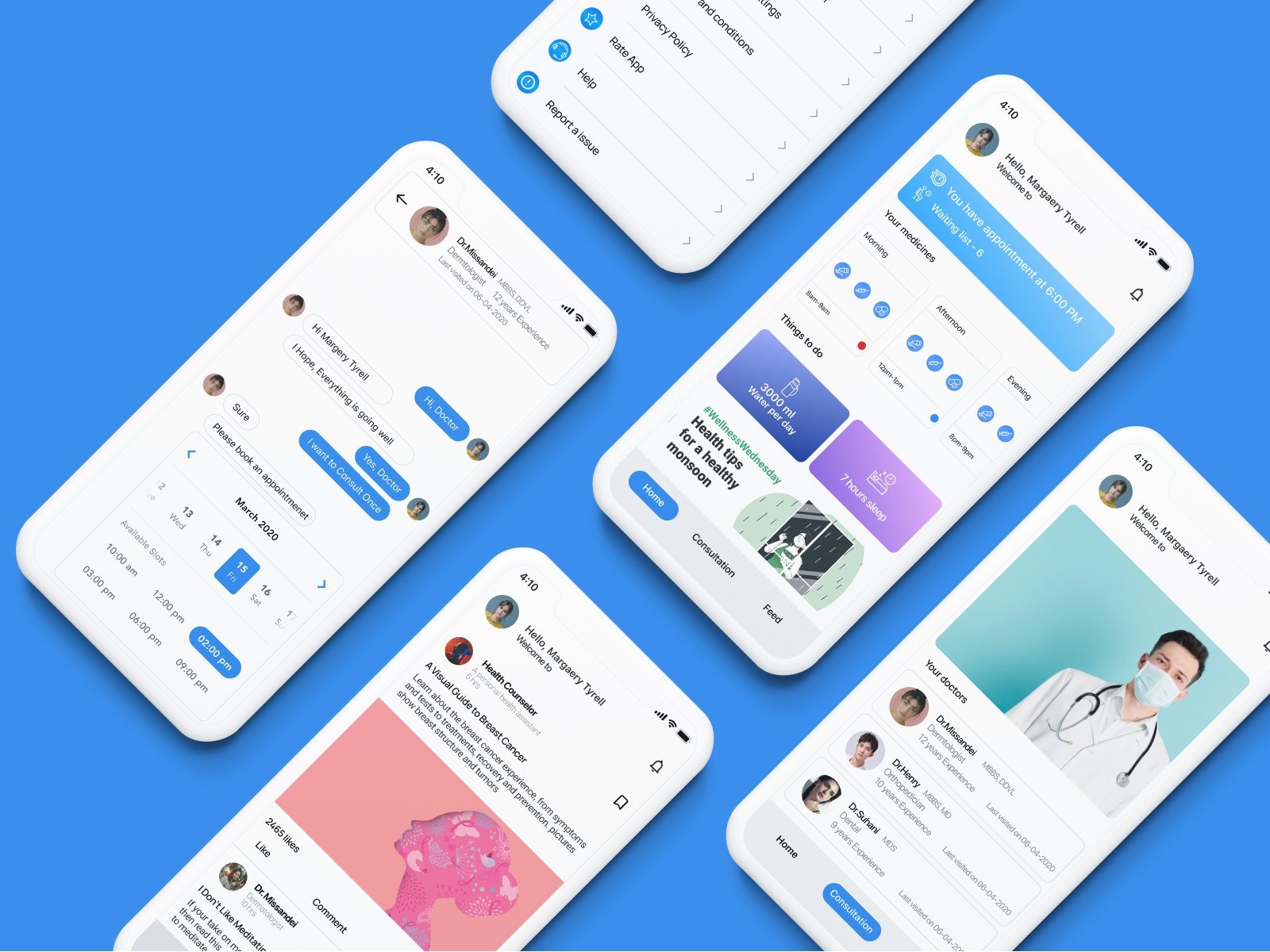 Health App by Adityawikram on Dribbble