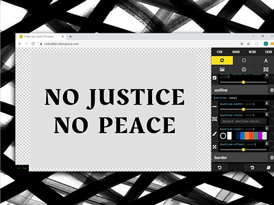 NO JUSTICE NO PEACE !