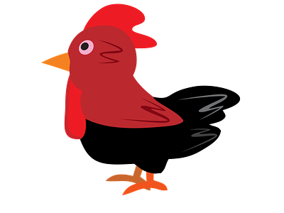 chicken animation art chicken icon illustration illustrator vector