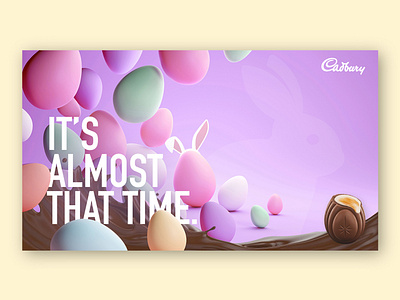 Cadbury Egg Easter Design Concept. branding colorful design modern pastel pastels product