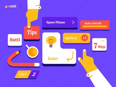 Ways to give better feedback brucira collaboration design feedback hiruttl illustration industry innovation purple red review teamwork tips tool visual webdevelopment yellow