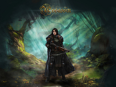 Assassin background game artwork game characters game screen game ui splash screen