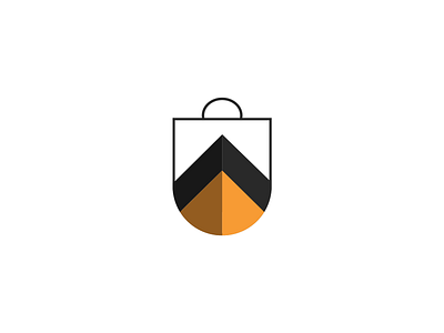 Logo for an Ecommerce Brand design flat icon logo minimal web