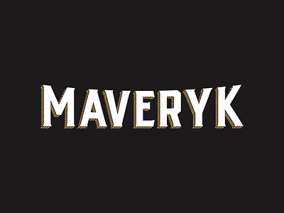 Maveryk Logo branding design flat icon illustration logo