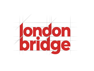 Londonbridge Logo branding competitions design fashion brand flat graphic design icon logo minimal typography vector