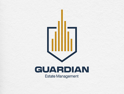 Guardian Estate Management branding competitions design flat graphic design icon illustration logo minimal typography vector