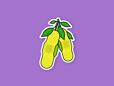 Lemon Aid | Bad puns flat design illustrator puns sticker vectornator vectors