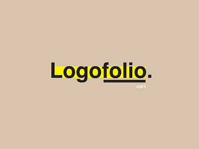Logofolio vol 1 - 2019/2020 lettermark logo logofolio logos logotype mark monogram symbol