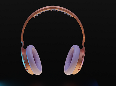3D Headphones Design 3d animation branding graphic design illustration logo ui vector