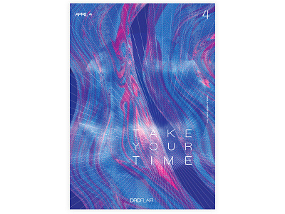 Take your time - April 4 art design drdflair everydays graphic illustration minimal poster poster a day project