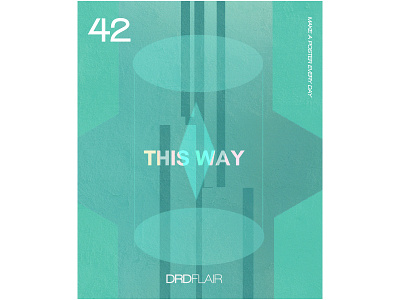 42 - This way art branding design drdflair everydays graphic illustration logo minimal ui