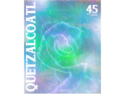 QUETZALCOATL - 45 art branding design drdflair everydays graphic illustration logo minimal quetzalcoatl