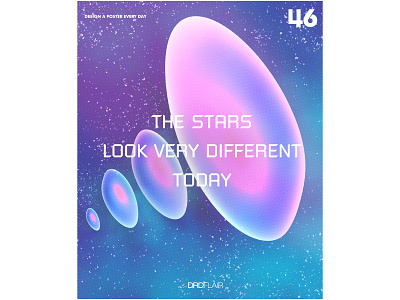 Space Oddity - 46 art branding david bowie design different drdflair everydays graphic illustration logo minimal space stars today