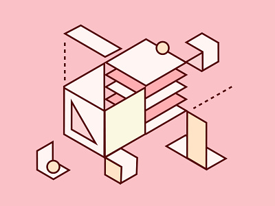 Isometric Objects illustration isometric ps vector