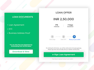 e-Sign Loan Agreement interface quick e sign