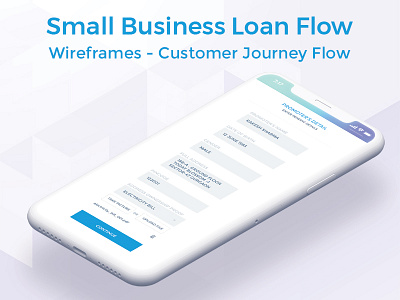 Small Business Loan Flow - Wireframes