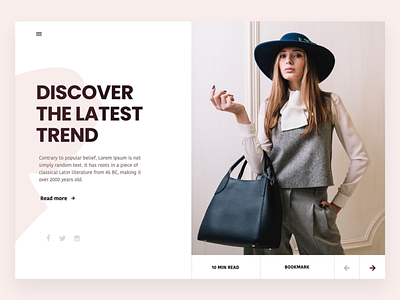 Fashion Shop landing page adobe xd design fashion female flat illustration landing page shop