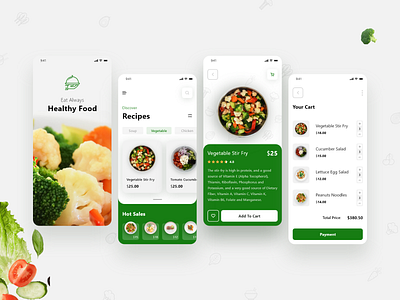 Drink & Food App Concept