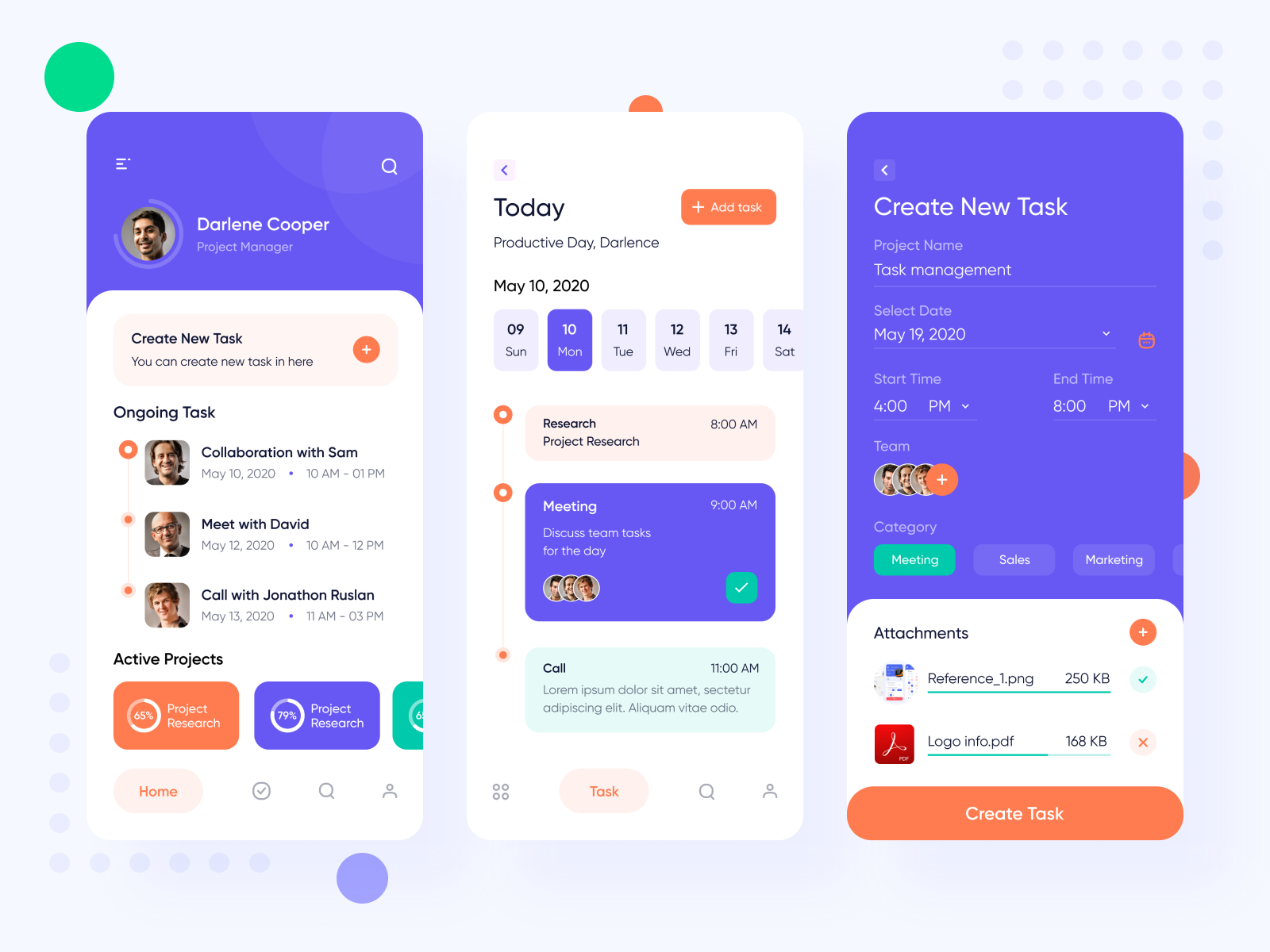 Task Management Apps by Ihor Starosta on Dribbble