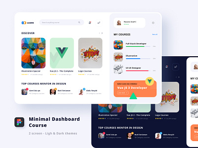 Minimal Dashboard adobe xd app dashboard design figma flat illustration minimal ux vector