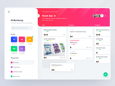 Task Management Dashboard adobe xd app ui branding dashboard design illustration management task ux vector