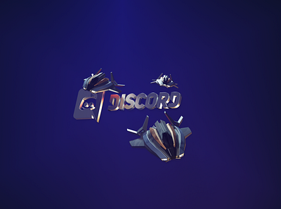 Ship discord Banner 3d art 3d artist cyberpunk illustration low poly lowpolyart neon light