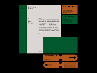 Visual Identity – Travel Consultant. branding business card design graphic design logo typography