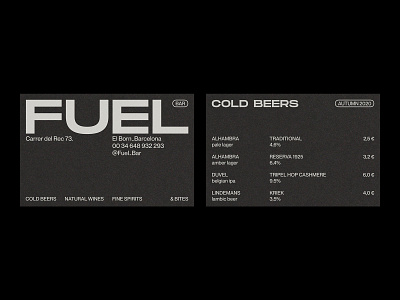 Fuel Bar – Visual Identity.