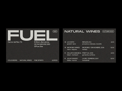 Fuel Bar – Visual Identity.