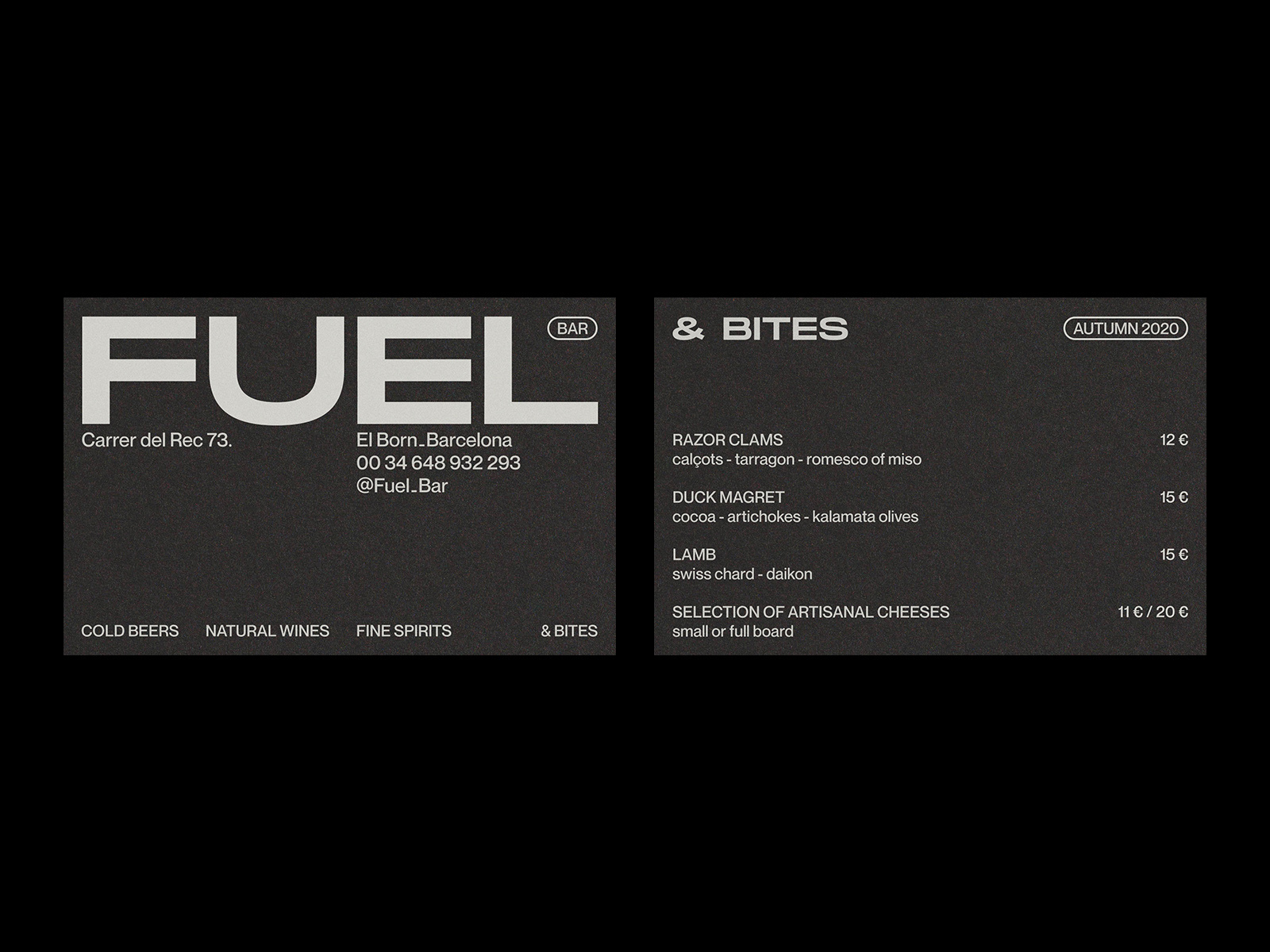 Fuel Bar Visual Identity. by Gabriela Hernández on Dribbble