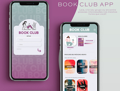 BookClub Remastered app branding design illustration ui ux