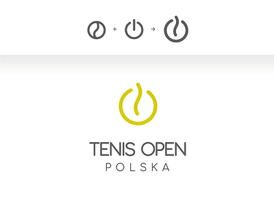 Tenis Open POLSKA logo branding design logo sport tennis