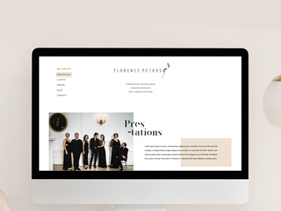 Florence Petros Consulting (2020) - Branding & Webdesign brand identity branding branding concept chart logo ui webdesign website