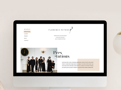Florence Petros Consulting (2020) - Branding & Webdesign