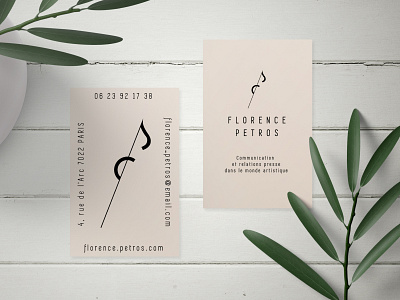 Florence Petros Consulting (2020) - Brand identity & print