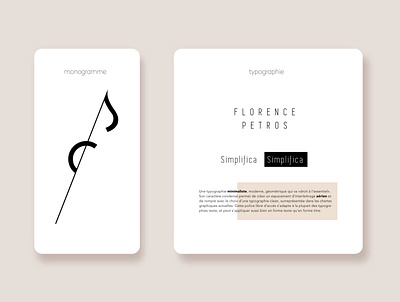 Florence Petros Consulting - Branding logo branding concept chart design logo logotype typography vector